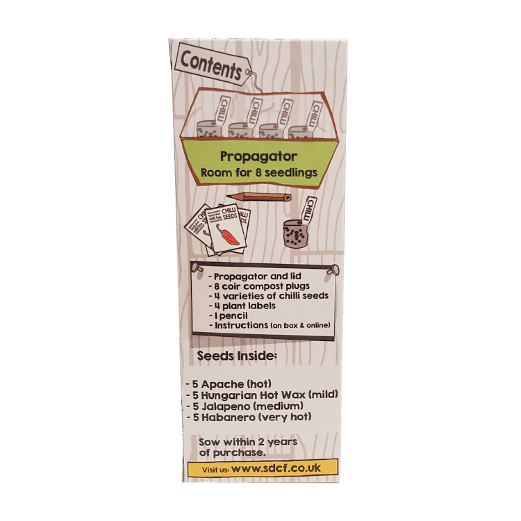Chilli Growing Kit - 4 Variety Chilli Selection - Image 4