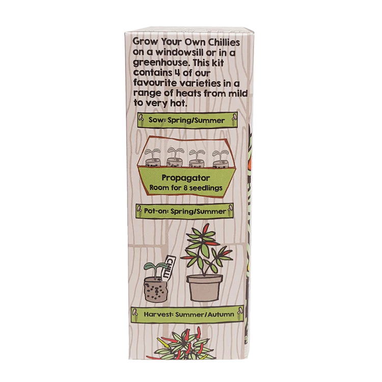Chilli Growing Kit - 4 Variety Chilli Selection - Image 5