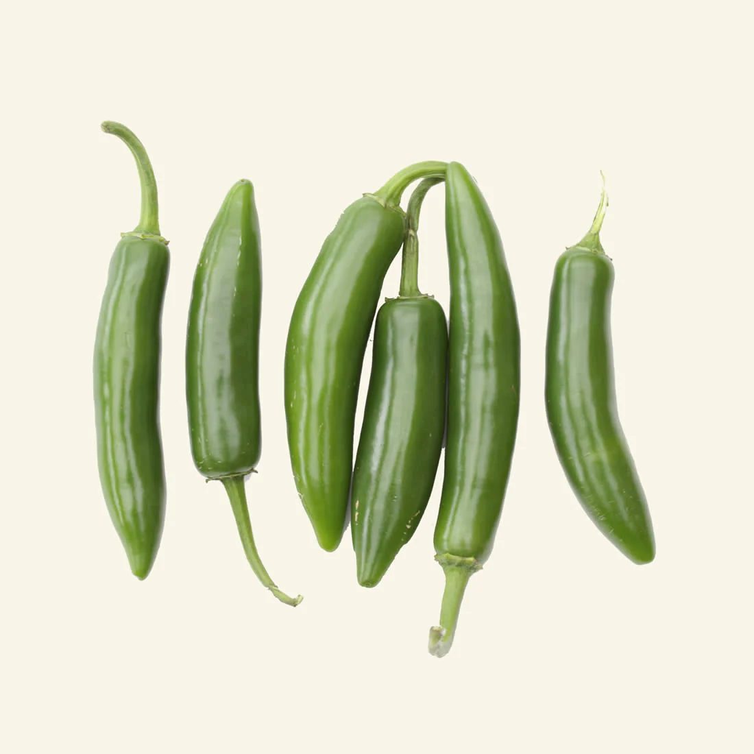 Fresh Serrano Chillies (6 fruits) - Image 2