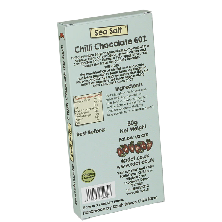 Flaked Sea Salt Chilli Chocolate - Image 3